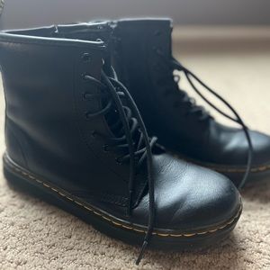 Girls Dr Marten Zavala Combat Boots